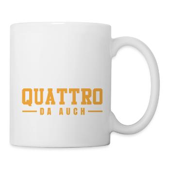 Wo ein Quattro da auch ein Weg - Tasse - Weiß - Rechts
