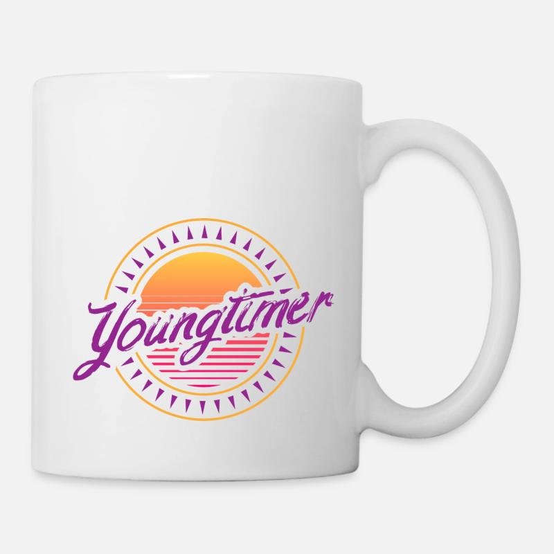 Youngtimer retro by The Manzanita’s - Mug blanc - blanc