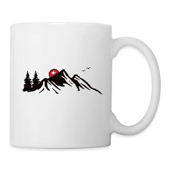 Schweiz Schweizerdeutsch Schweizer Südtirol - Tasse - Weiß - Rechts