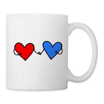 L’amour est l’amour Mariages dans l’amour Amoureux - Mug blanc - blanc - Droite