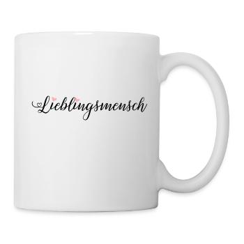 Lieblingsmensch - Tasse - Weiß - Rechts
