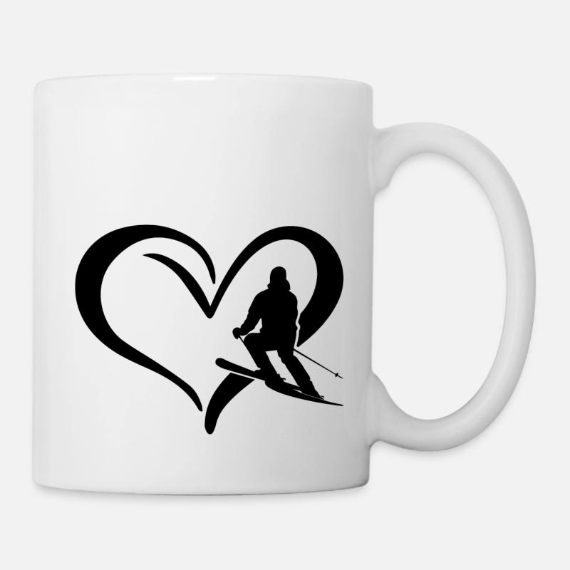 Ski Skiing Après-Ski - Mug - white