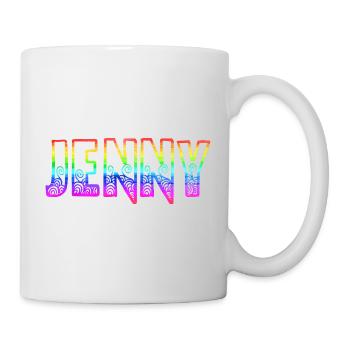 jenny rs rainbow - Mug - white - Right