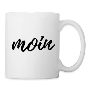 Moin - Tasse - Weiß - Rechts