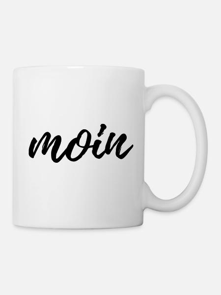 Moin - Tasse - Weiß