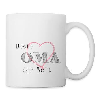 Beste Oma - Tasse - Weiß - Rechts