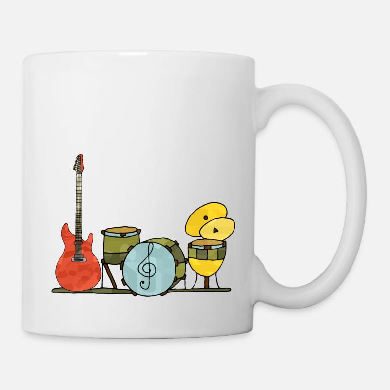 Instruments de musique - Mug blanc - blanc