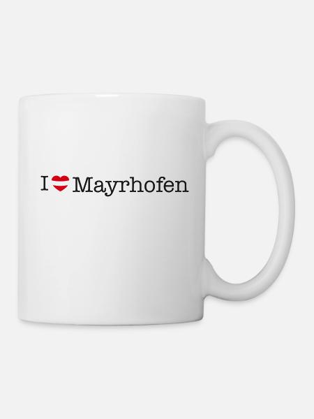 I love Mayrhofen - Tasse - Weiß