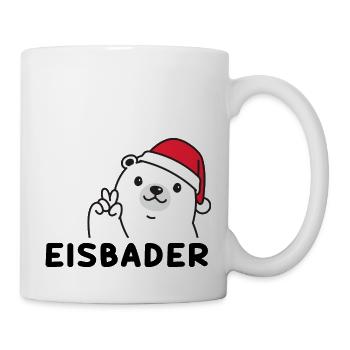 eisbader eisbär winterbader winter polar arktis - Tasse - Weiß - Rechts