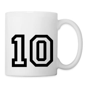 10 Collegestyle - Tasse - Weiß - Rechts