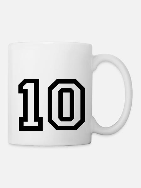 10 Collegestyle - Tasse - Weiß