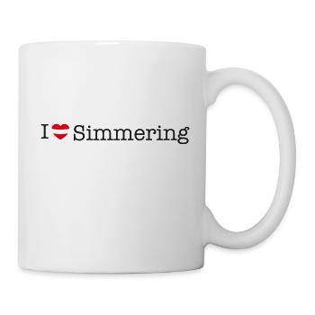 I love Simmering - Tasse - Weiß - Rechts