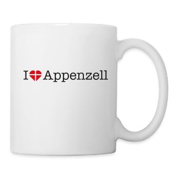 I love Appenzell - Tasse - Weiß - Rechts