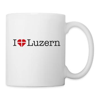 I love Luzern - Tasse - Weiß - Rechts