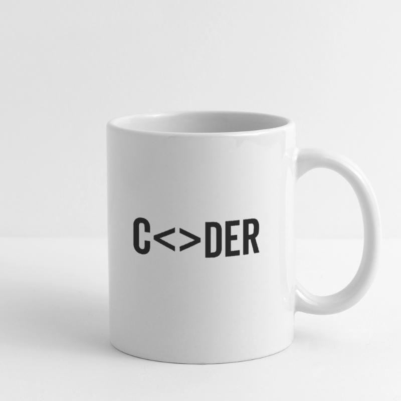 Codeur Mug blanc