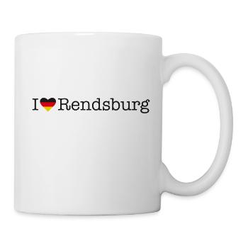 I love Rendsburg - Tasse - Weiß - Rechts