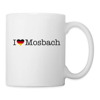 I love Mosbach - Tasse - Weiß - Rechts