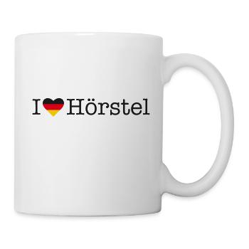 I love Hörstel - Tasse - Weiß - Rechts