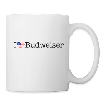 I love Budweiser - Mug - white - Right