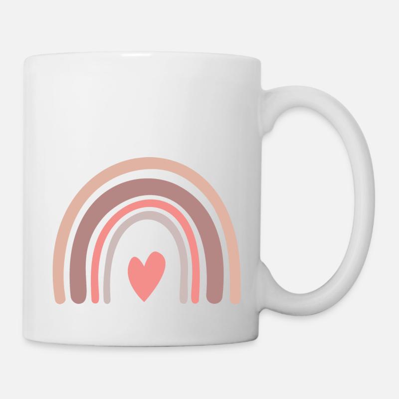 Arc-en-ciel - Mug blanc - blanc