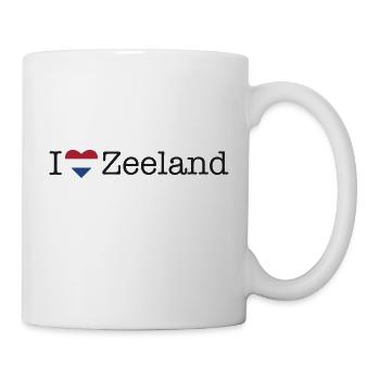 I love Zeeland - Tasse - Weiß - Rechts