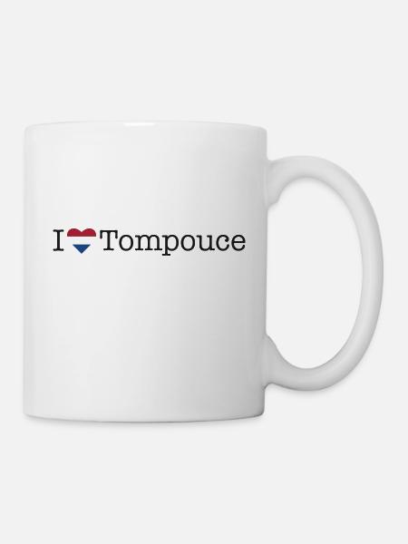 I love Tompouce - Mug - white