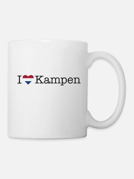 I love Kampen - Tasse - Weiß