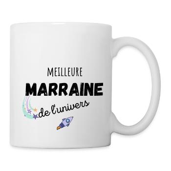 meilleure marraine de l'univers cadeau marraine - Mug blanc - blanc - Droite