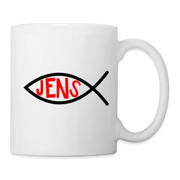Jens Ichthys4m3 Names First names Christian - Mug - white - Right