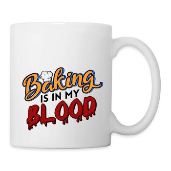 bäcker backstube handwerk backen sprüche kneter - Tasse - Weiß - Rechts
