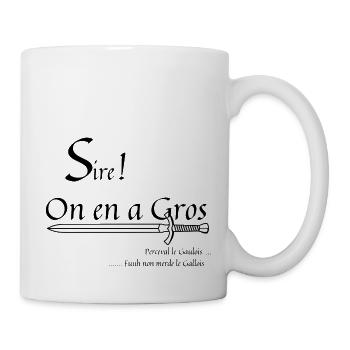 On en a gros - Mug blanc - blanc - Droite
