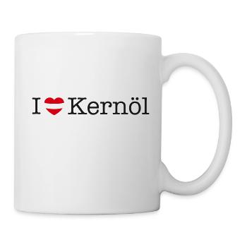 I love Kernöl - Tasse - Weiß - Rechts