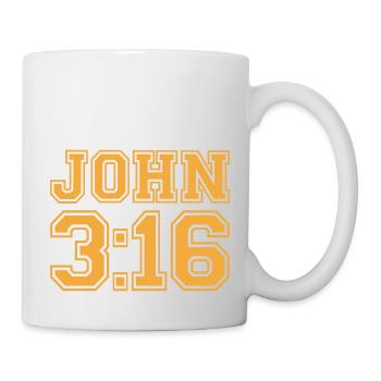 Jean 3:16 - Vêtements chrétiens - Mug blanc - blanc - Droite