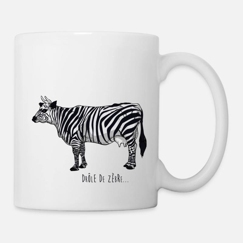Drôle de zèbre - Mug blanc - blanc