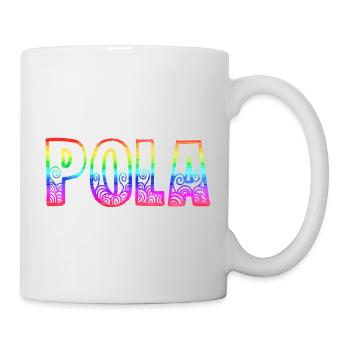 pola rs arc-en-ciel - Mug blanc - blanc - Droite