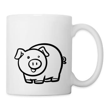 Pig / Pig - Mug - white - Right