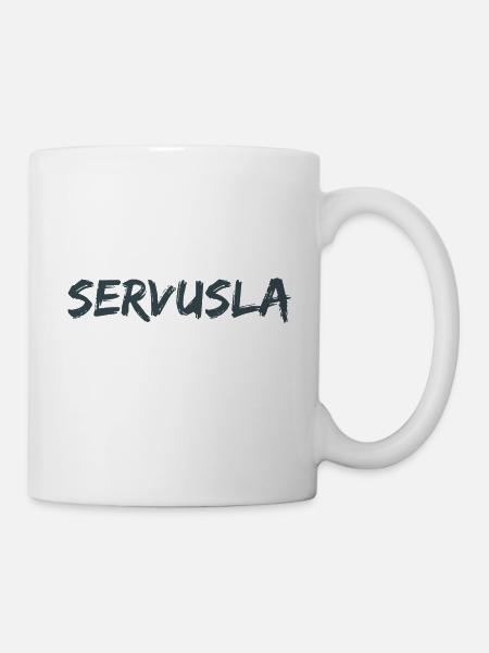Servusla! - Tasse - Weiß