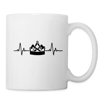 Love Zimmerer Logo Noir - Mug blanc - blanc - Droite