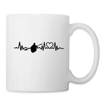 Kanu fahren - Tasse - Weiß - Rechts