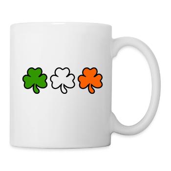 Cloverleaf Ireland Flag - Mug - white - Right