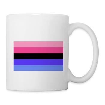 LGBTQIA Omnisexuell Flagge - Tasse - Weiß - Rechts