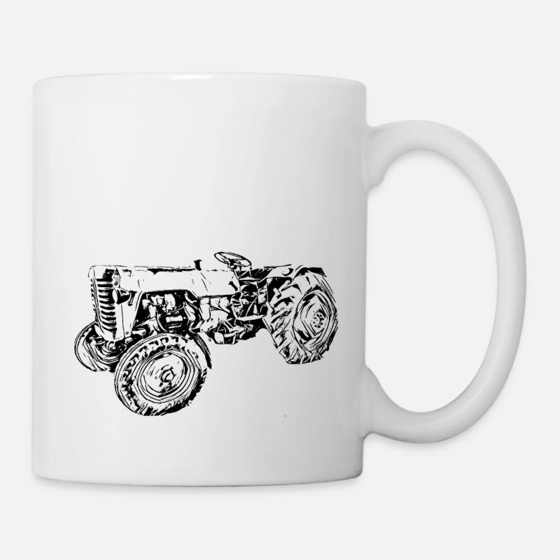 Traktor - Tasse - Weiß