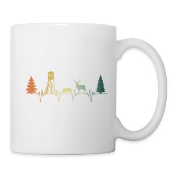 Hunter High Heartbeat Pulse - Mug - white - Right
