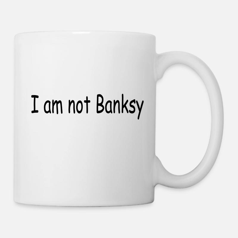 Banksy - Tasse - Weiß