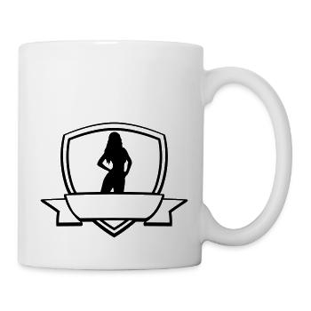 Insérer du texte Girl - Mug blanc - blanc - Droite