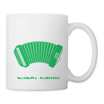 Make Polka Music Great Again Music Accordion - Tasse - Weiß - Rechts