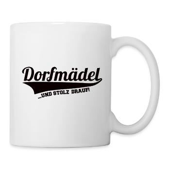 Dorfkind - Dorfmädel - Tasse - Weiß - Rechts