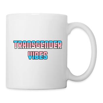 Transgender Vibes Trans Pride LGBTQ - Mug - white - Right