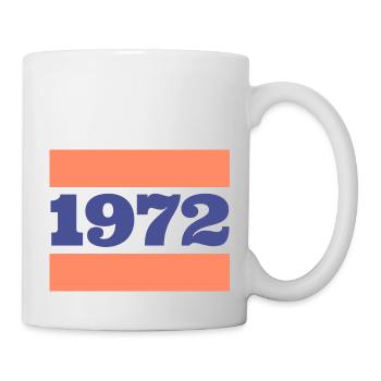 Retro Design 1972 - Tasse - Weiß - Rechts