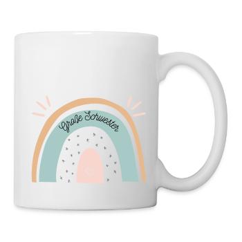 Große Schwester - Tasse - Weiß - Rechts